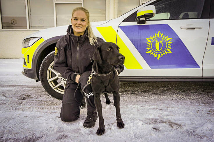 Icelandic police officer and dog / Where in the World Can You Relax? / The Amigos Project / Karen McCann / EnjoyLivingAbroad.com