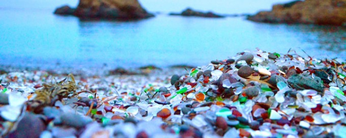 Adventure travel surprises | Glass Beach | EnjoyLivingAbroad.com