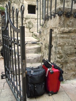 Karen McCann, travel, luggage, Kotor, Montenegro