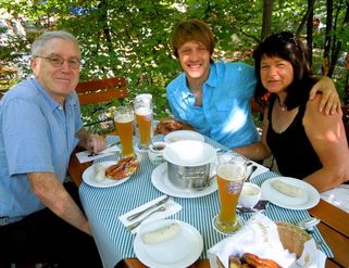 Karen McCann Augustiner Bräustuben Beer Garden in Munich