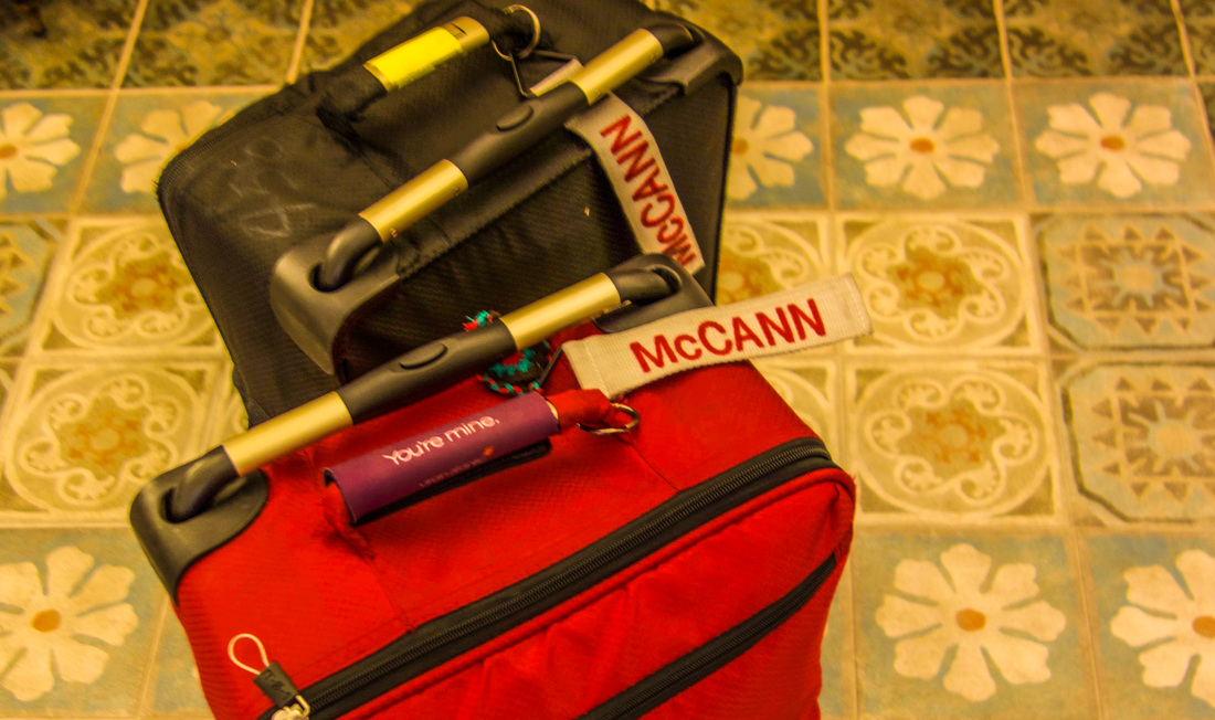 BIG Railway Adventure 2016 / Our Luggage / Karen McCann / EnjoyLivingAbroad.com