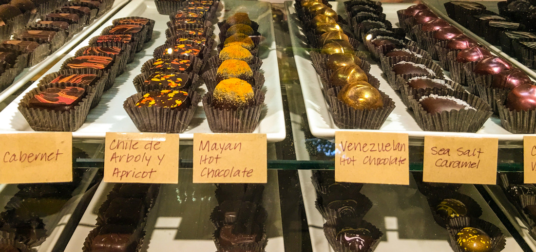 Sacramento's Andy's Candy Apothecary fine chocolates / Karen McCann / EnjoyLivingAbroad.comPicture