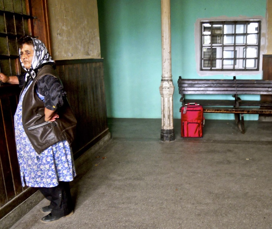 Augustin train station, Transylvania, Romania; by Karen McCann