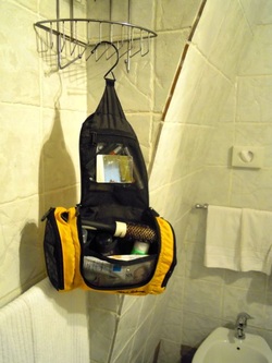 Karen McCann, toiletry kit, Rick Steves Large Travelin Toiletries Kit