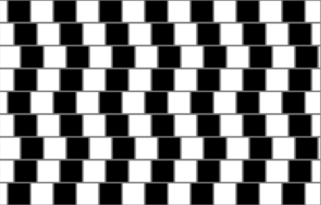 Cafe wall illusion / Good News / Finding Hope / Karen McCann / EnjoyLivingAbroad.com
