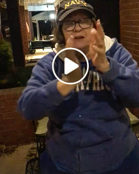 Catherine Solo Clapping for Healthcare Workers in Pandemic / Memphis, TN / Months of Quarantine? Yes, If That's What It Takes / Karen McCann / EnjoyLivingAbroad.com