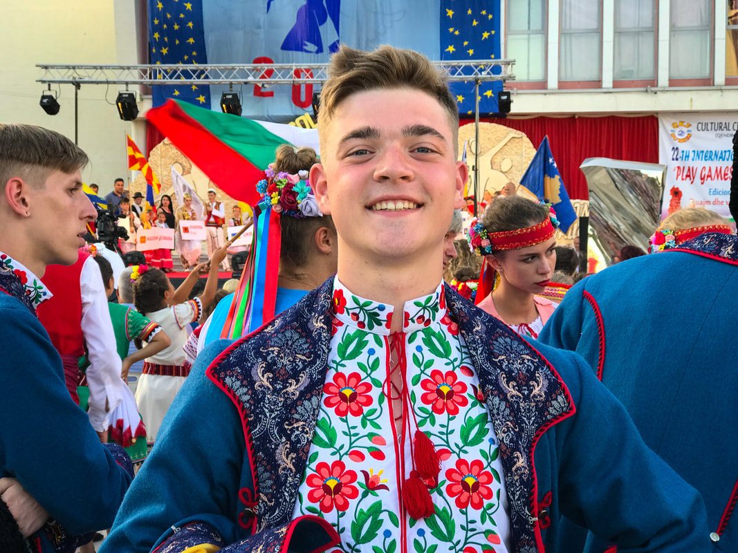 Durres / Folk Dancer / Albania: Your Next Vacation Destination? / Karen McCann / EnjoyLivingAbroad.com