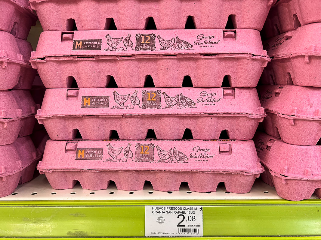 Price of eggs in Spain / Leaving Spain for America / The Amigos Project / Karen McCann / EnjoyLivingAbroad.com