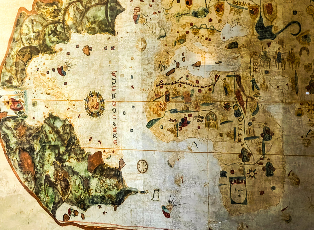 Mappa Mundi by Juan de la Cosa / Home 2.0 / As Luck Would Have It / Karen McCann / EnjoyLiivingAbroad.com