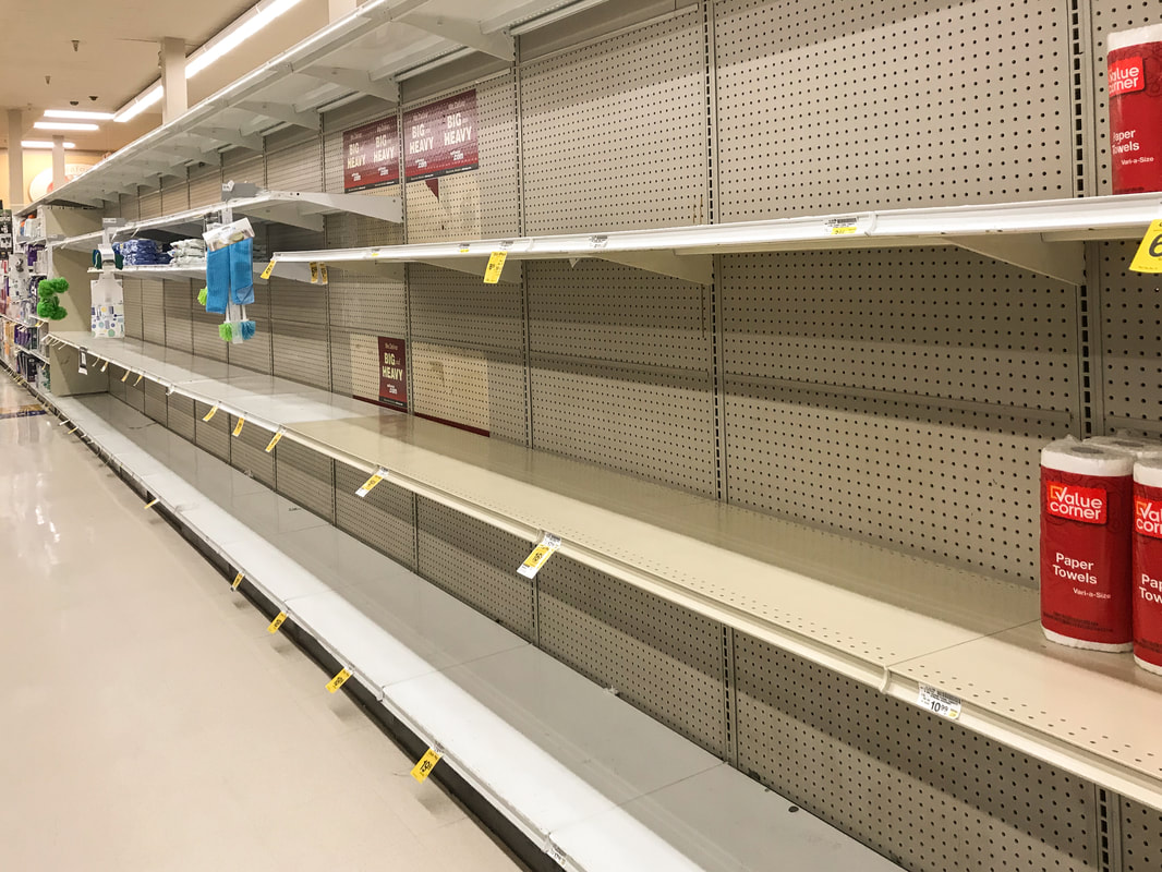 Shortages of paper products / Travel as preparation for pandemic / Karen McCann / EnjoyLivingAbroad.com