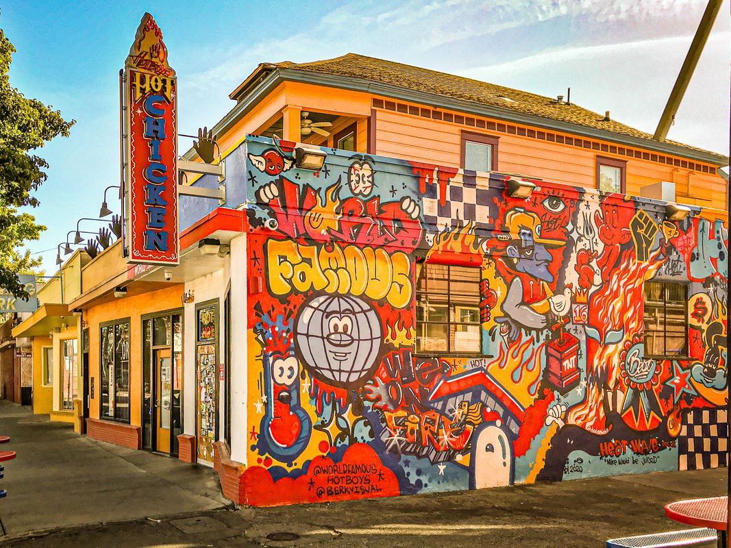 World Famous Hot Chicken / Sacramento 2021 / The Big Tomato / Karen McCann / EnjoyLivingAbroad.com