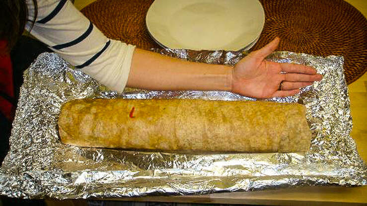 Iguanas Burritozilla challenge / San Jose, CA: #5 Happiest American City / Karen McCann / EnjoyLivingAbroad.com