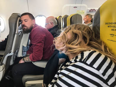 Red-eye flight from Barcelona to Naples / Naples, Italy: Embrace the Chaos / Karen McCann / EnjoyLivingAbroad.com
