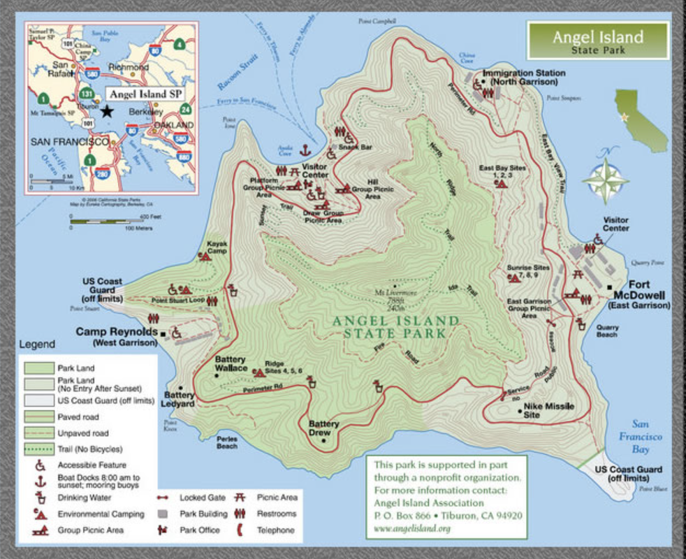 Angel Island, San Francisco, CA / Cheap and Cheerful San Francisco / Karen McCann / EnjoyLivingAbroad.com