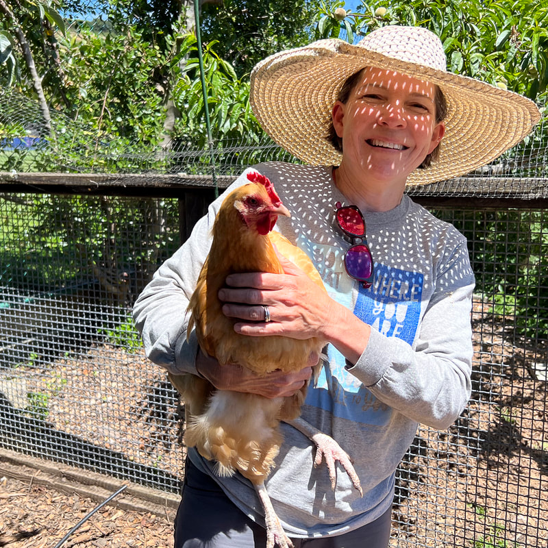 Buff Orpington / Children's Victory Garden / Finding Hope / Karen McCann / EnjoyLivingAbroad.com