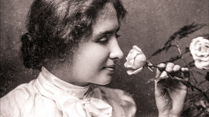 Helen Keller, optimist / Survive Worst Case Scenerio with Opitmism / Karen McCann / EnjoyLivingAbroad.com