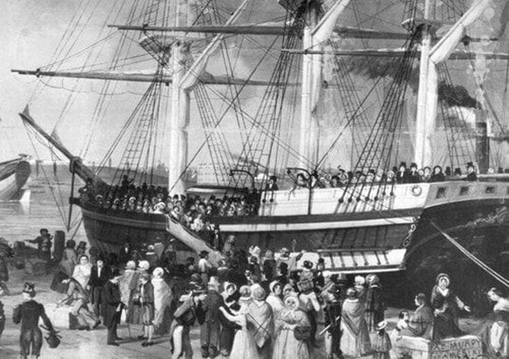 Irish immigrants arrive in America / Home 2.0 / As Luck Would Have It / Karen McCann / EnjoyLiivingAbroad.com