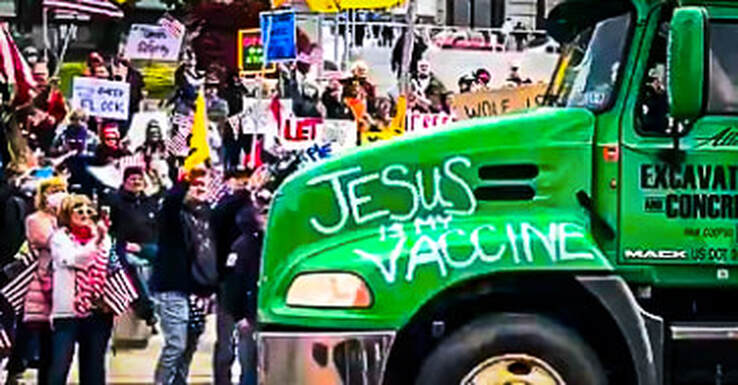 Anti-quaratine protest / Scofflaws, Naysayers & Coronavirus Myths / Karen McCann / EnjoyLivingAbroad.com