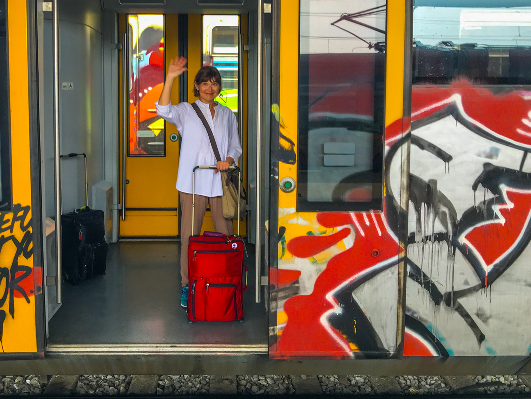 Graffiti Train / Long Trip Ends with Wow Finish / Karen McCann / EnjoyLivingAbroad.com