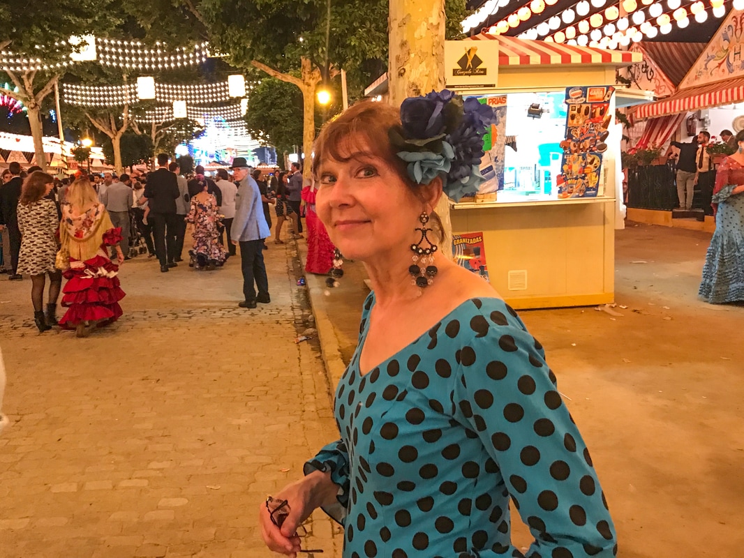 Feria dress (sans pink Pussyhat) / Karen McCann / EnjoyLivingAbroad.com