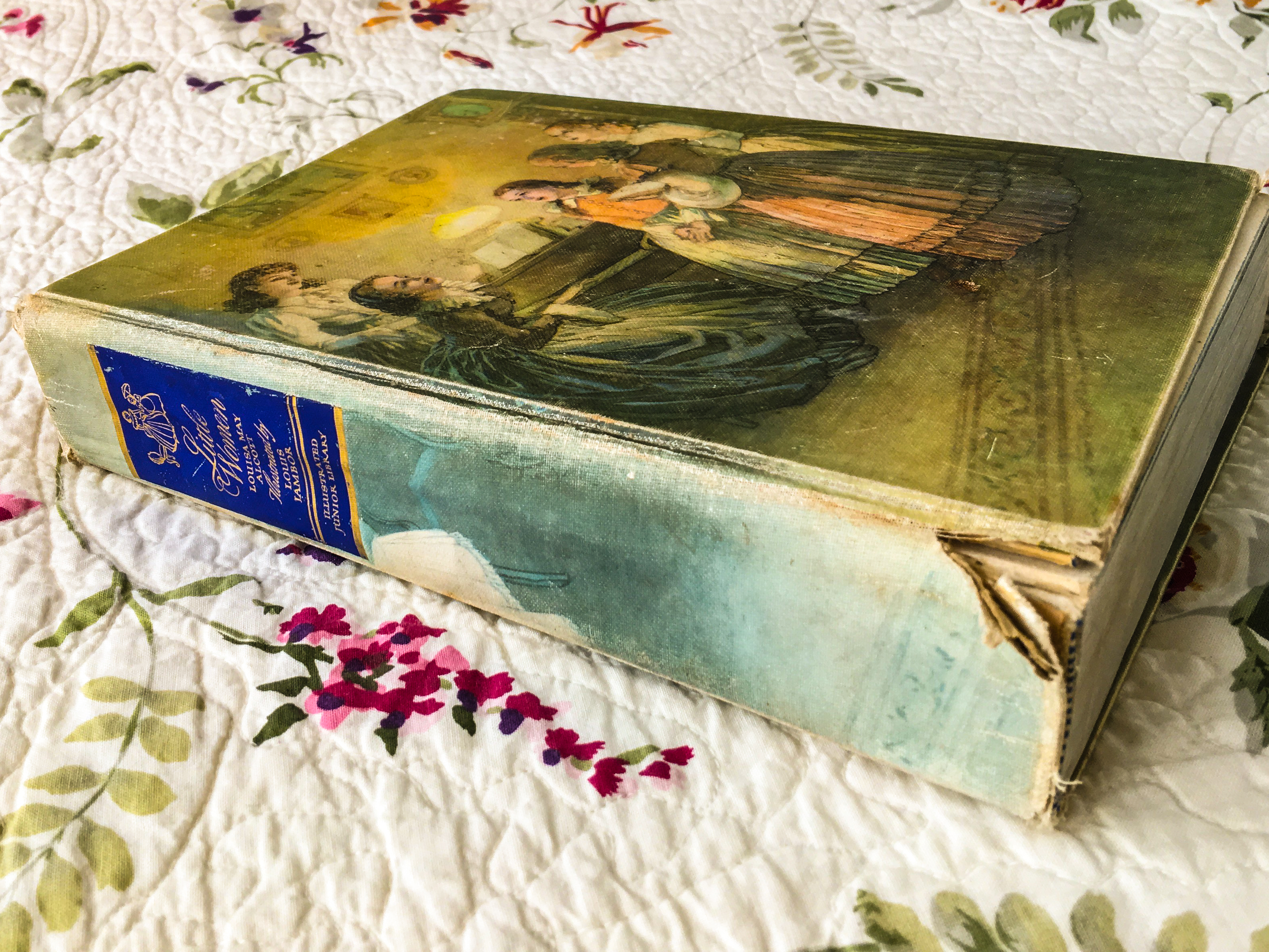 Tattered copy of Little Women  / 