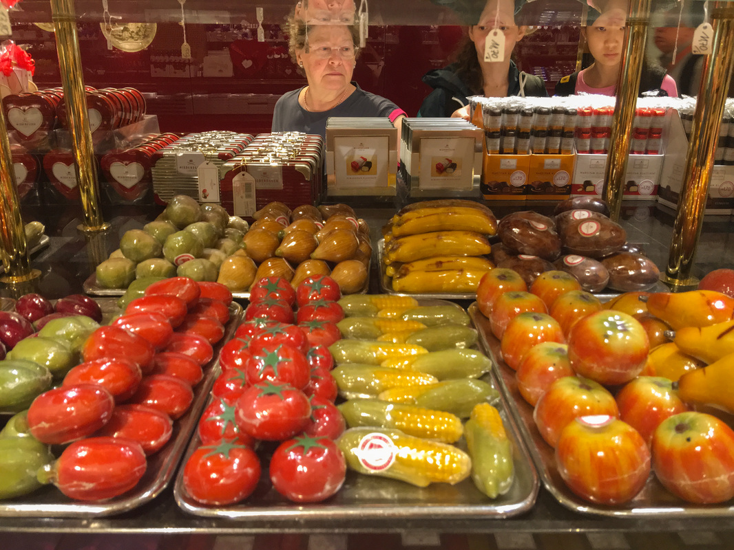 Niederegger's famous (wonderful!) marzipan / Lübeck's Quirky Baltic Charm ﻿/ Karen McCann / EnjoyLivingAbroad.com