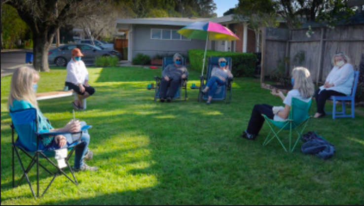 California Creative Social Distancing Happy Hour / From Parties to Protests: the Tricky Art of Social Distancing / Karen McCann / EnjoyLivingAbroad.com