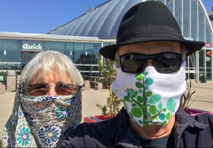Fashionable quarantine masks / Why we all feel unproductive in quarantine (and that's OK) / Karen McCann / EnjoyLivingAbroad.com