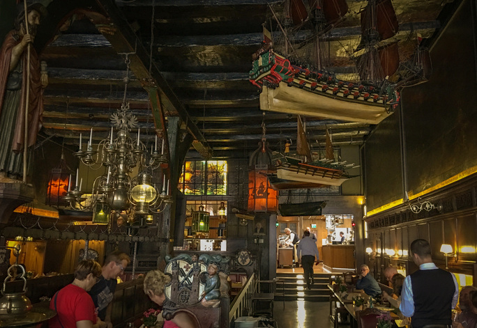 Schiffergesellschaft medieval maritime guild hall / Lübeck's Quirky Baltic Charm ﻿/ Karen McCann / EnjoyLivingAbroad.com
