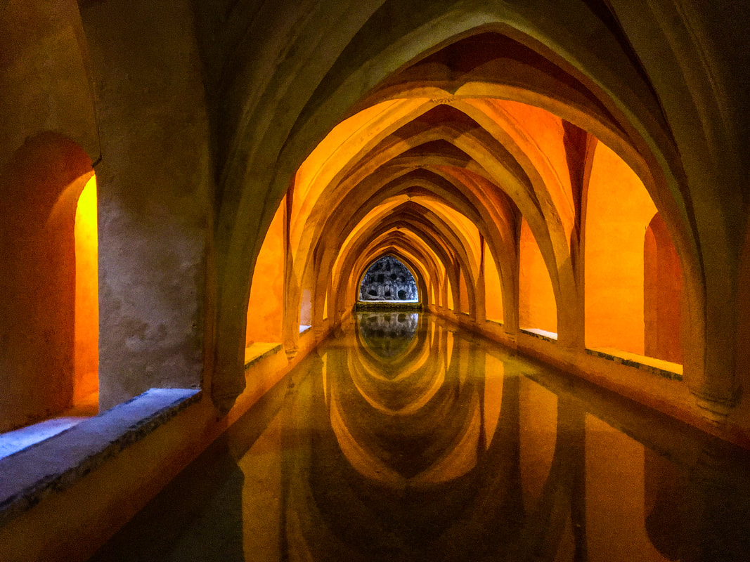 Alcazar Bath / Pedro the Cruel's Mistress / Seville Legends Tour / Karen McCann / EnjoyLivingAbroad.com