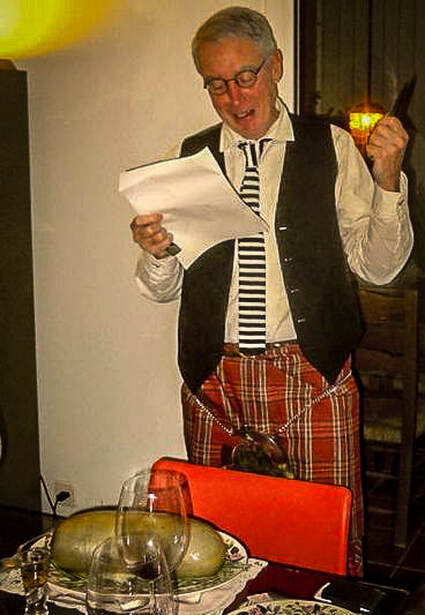 Rich McCann Burns Dinner / Quirky, nutty, offbeat museums / Karen McCann / EnjoyLivingAbroad.com
