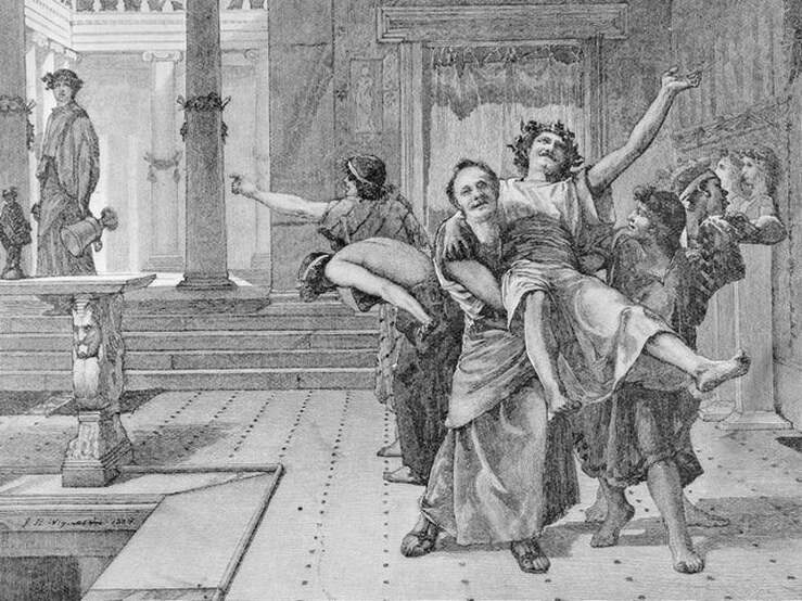 Ancient Romans knew how to party / Cancelling Christmas, Hanukkah, Kwanzaa, Other Holidays / Karen McCann / EnjoyLivingAbroad.com