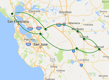 In Search of America Tour / Roadmap / Karen McCann /  enjoylivingabroad.com