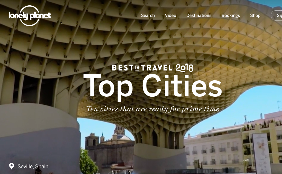 Plaza de la Encarnación / Seville's Winter Wonderland / Lonely Planet top travel destination 2018 / Karen McCann / EnjoyLivingAbroad.com