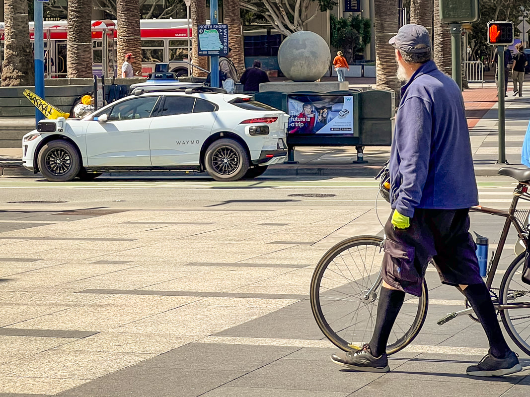 Waymo Vigilante Strikes Again / Cheap & Cheerful San Francisco / Karen McCann / EnjoylLivingAbroad.com