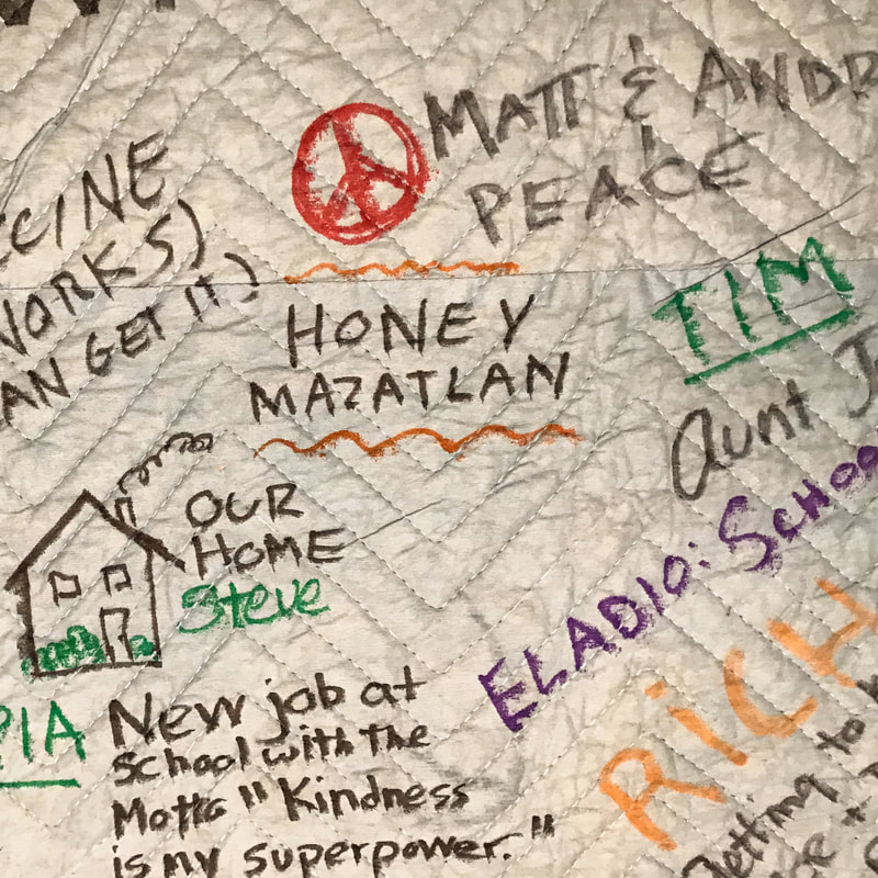 2020 Thanksgiving Gratitude Quilt / Weird at the Holidays / Pandemic celebrations / Karen McCann / EnjoyLivingAbroad.com